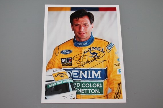 RICARDO PATRESE SIGNED PICTURE