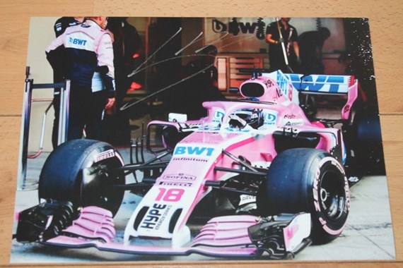 LANCE STROLL SIGNED PICTURE