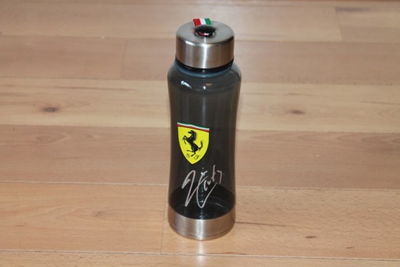 CHARLES LECLERC SIGNED WATER BOTTLE