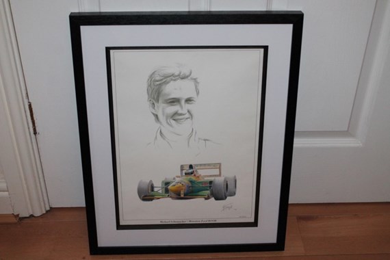 MICHAEL SCHUMACHER PICTURE DRAWING